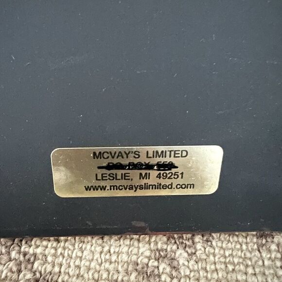McVay's Limited vintage hand crafted wooden game boards -  Signed 2008 set of 2 - Picture 6 of 16